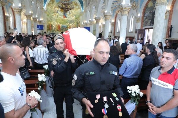 قائد وحدة الشرطة القضائية في تشييع الشهيد طوق: بطل سقط في ساحة العزّ والكرامة والوغى