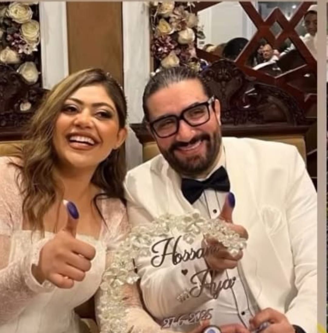 حسام البيجرمي يعقد قرانه على عازفة القانون الدكتورة آية حلمي