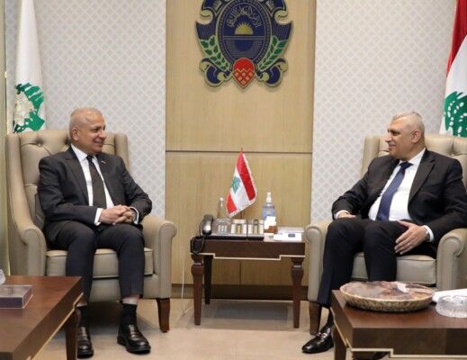 اللواء شقير استقبل السفير الأردني والقائم بالاعمال العراقي