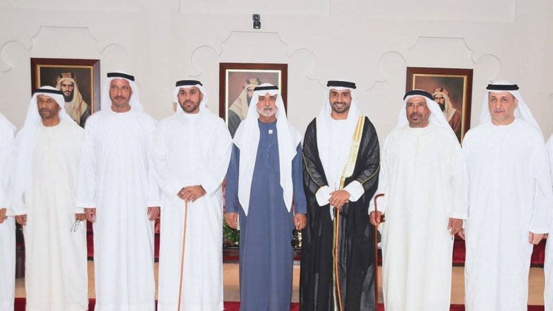 الامارات | نهيان بن مبارك يحضر أفراح الغفلي والخاطري في أبوظبي