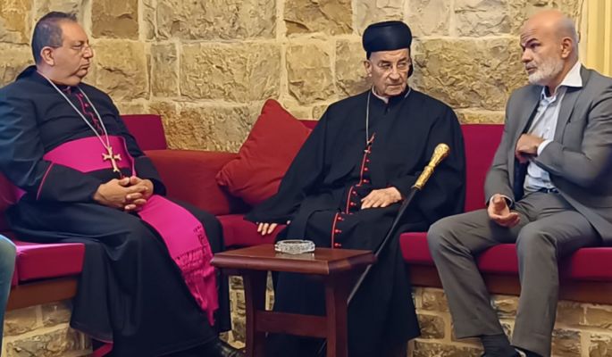 الراعي انتقل الى المقر البطريركي الصيفي في الديمان