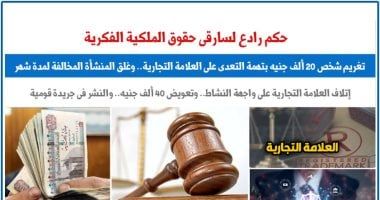 حكم رادع لسارقى حقوق الملكية الفكرية والتعدى على العلامات التجارية.. برلماني