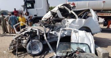 إحالة سائق ومالك السيارة المتسببة فى حادث الطريق الإقليمى محبوسين للجنايات