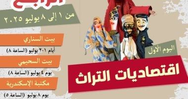 انطلاق مهرجان الأراجوز فى دورته الـ4 اليوم تحت عنوان اقتصاديات التراث