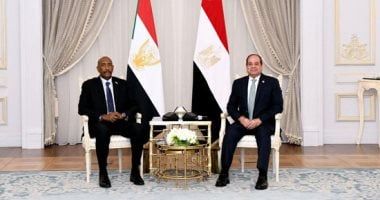 الرئيس السيسى يؤكد لـ"البرهان" على ثوابت الموقف المصري الداعم لوحدة السودان وسيادته واستقراره.. صور