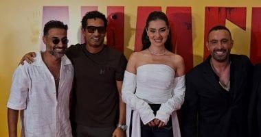 السقا وأحمد فهمى وجيهان الشماشرجى يحتفلون بعرض فيلم أحمد وأحمد.. وعمرو سعد يهنئهم