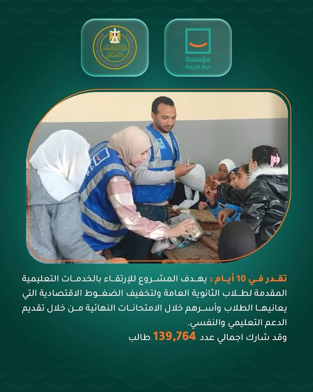 تعاون مشترك بين حياة كريمة والتربية والتعليم للتطوير ودعم المدارس الفنية.. صور