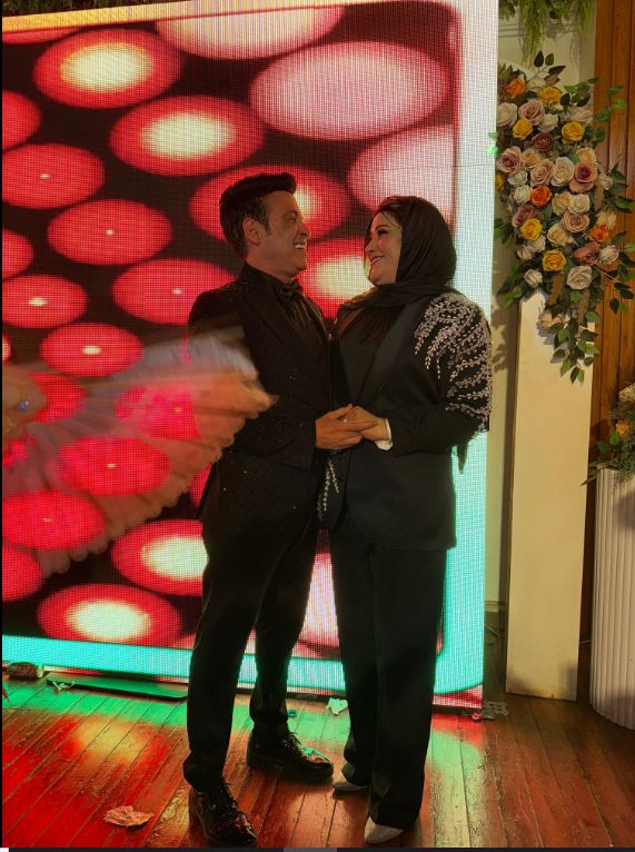 سعد الصغير يظهر برفقة زوجته وأولاده ويخطف الأنظار