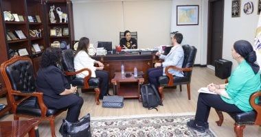 أمل عمار تستقبل وفد مشروع تعزيز فرص المرأة فى التصنيع الزراعي OWAP