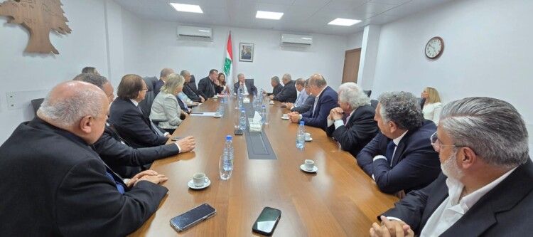 رجّي استقبل وفدا من مطارنة الابرشيات المارونية في بلدان الانتشار وعرض معهم أوضاع أبناء الجاليات اللبنانية