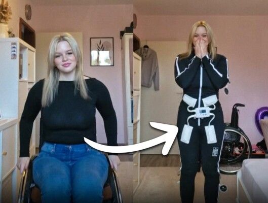 بلمسة تكنولوجية .. مؤثرة ألمانية تتحدى الشلل وتوثق خطوتها الأولى