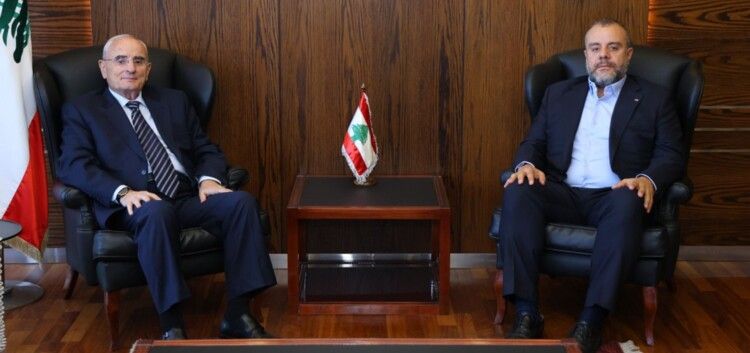 منسى بحث مع عبد المسيح بسبل دعم الجيش ومع بطرس بالوضع الأمني على الحدود الشرقية