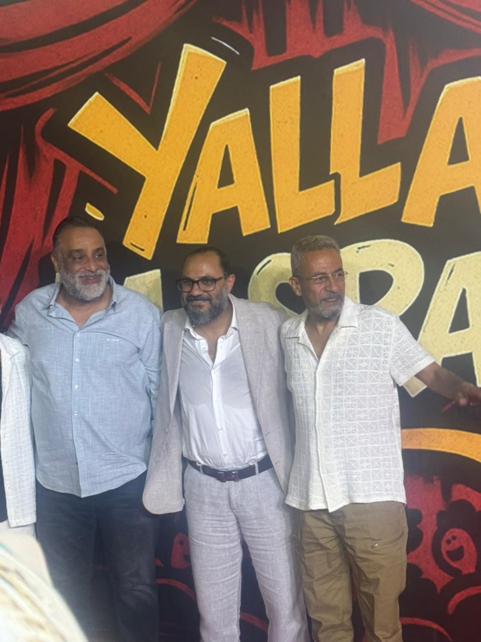 هشام ماجد وأكرم حسنى ومصطفى غريب فى عرض مشروع "يالا مسرح".. صور