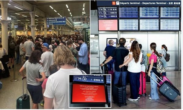 إضراب مراقبي الأجواء يشلّ حركة الطيران في باريس