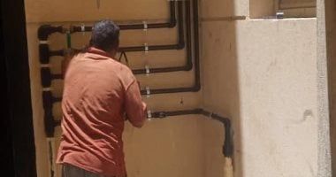 حملات بالمدن الجديدة لضبط وإزالة وصلات المياه الخلسة وتحصيل المتأخرات