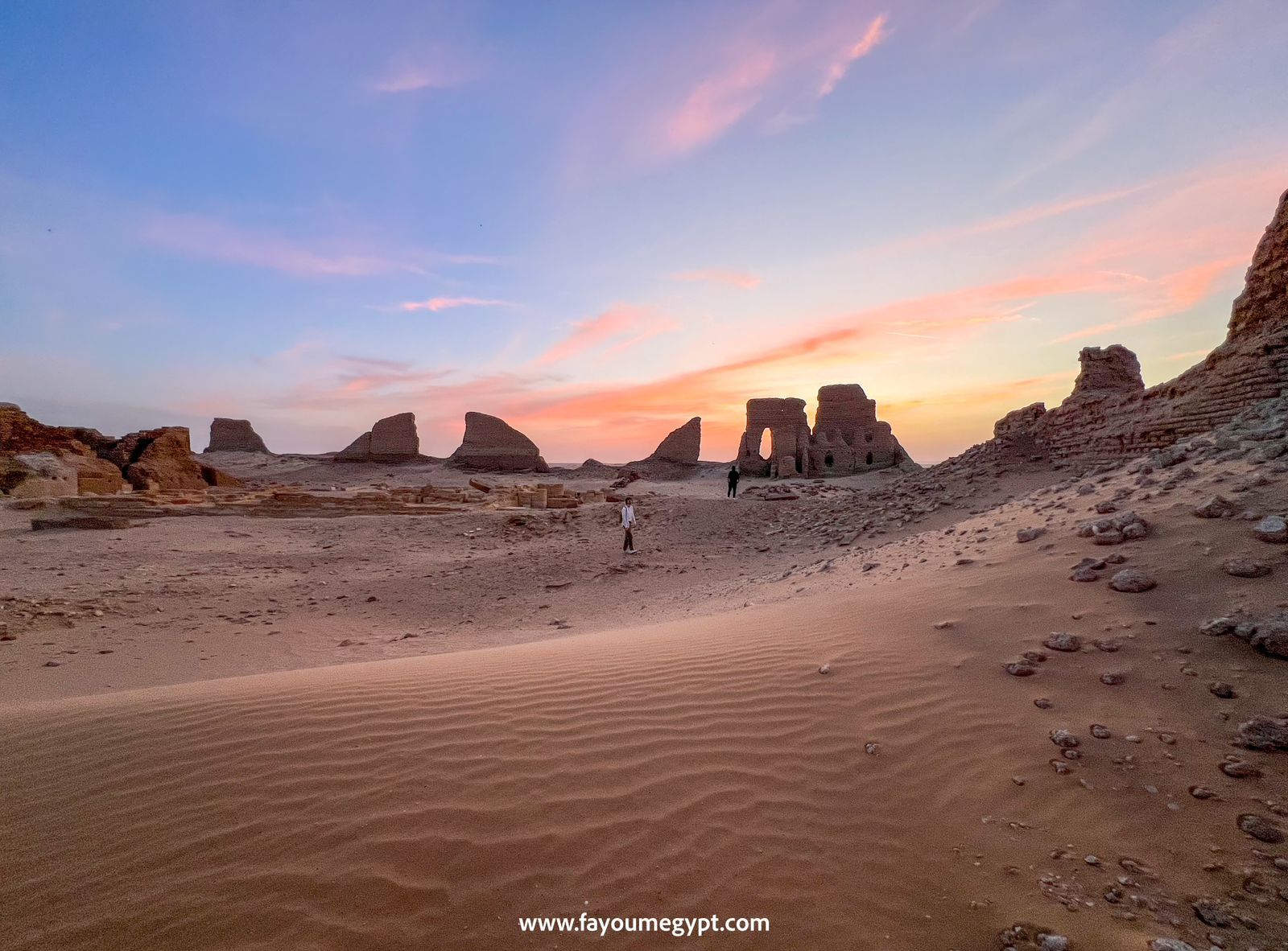 رحلة عبر الزمن.. تعرف على أسرار مدينة "ديميه السباع" فى قلب الفيوم (صور)