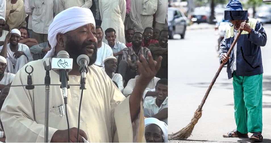 شاهد بالفيديو.. الشيخ محمد مصطفى يرد على سخرية الجمهور: (نعم بنحب الباسطة والنسوان.. يعني نحب حبوبتك؟ ولا الباسطة حقت أبوك؟)