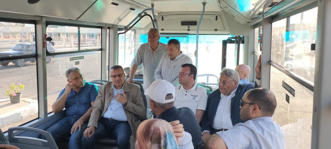 محلية النواب تتفقد موقف الأتوبيسات الكهربائية بشرم الشيخ