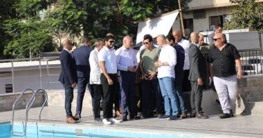وزير الرياضة ومحافظ القاهرة يتفقدان المركز الرياضي بشبرا