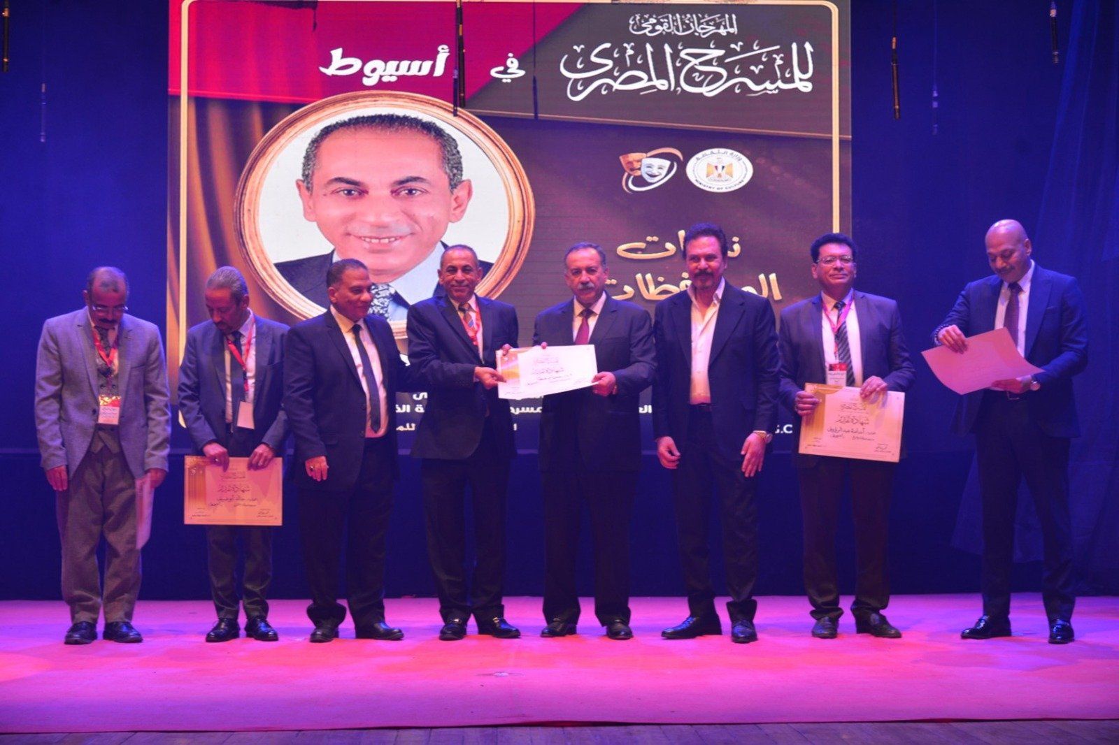 محمد رياض بختام الدورة 18 للمهرجان القومي للمسرح: وجودنا تكريم حقيقي للفن في الصعيد