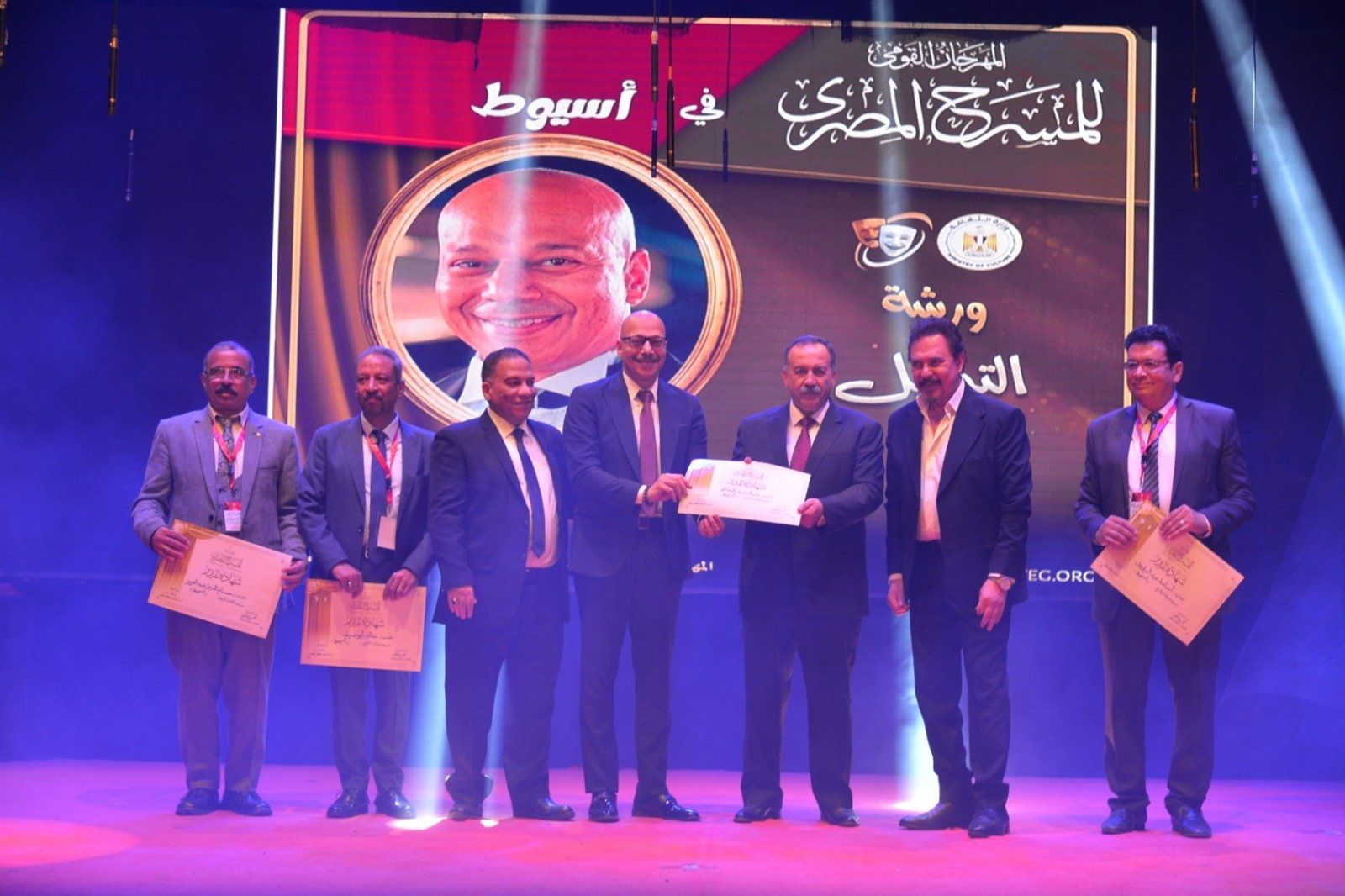 محمد رياض بختام الدورة 18 للمهرجان القومي للمسرح: وجودنا تكريم حقيقي للفن في الصعيد