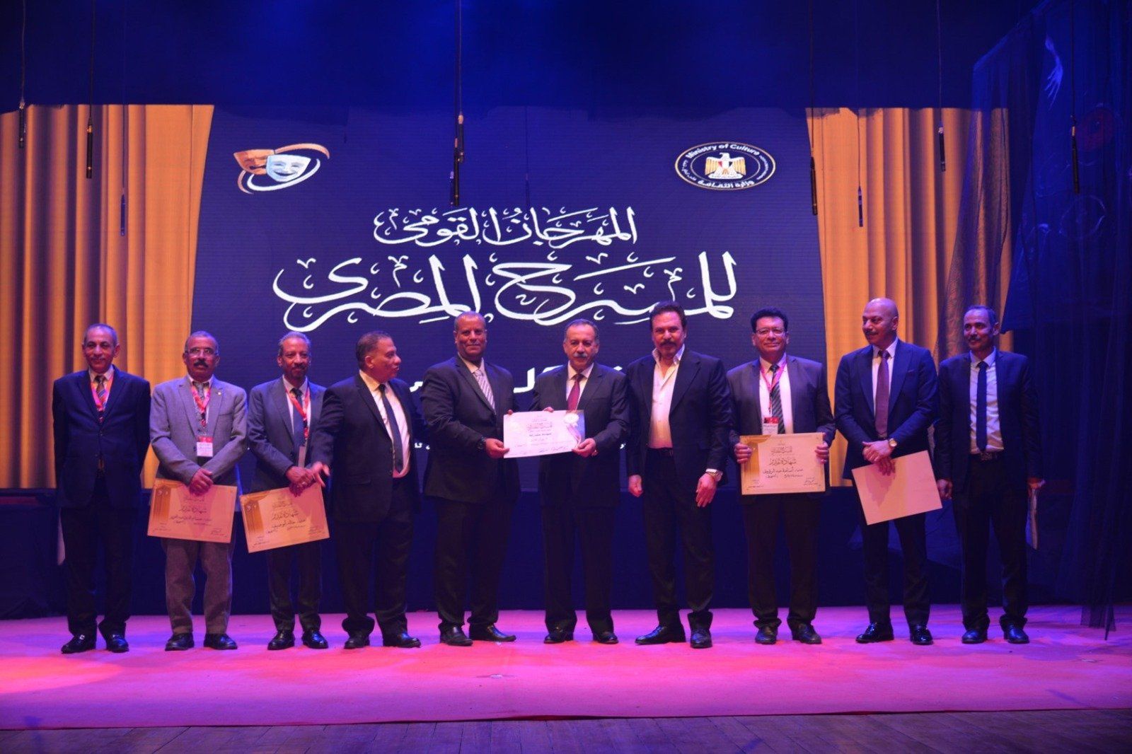محمد رياض بختام الدورة 18 للمهرجان القومي للمسرح: وجودنا تكريم حقيقي للفن في الصعيد