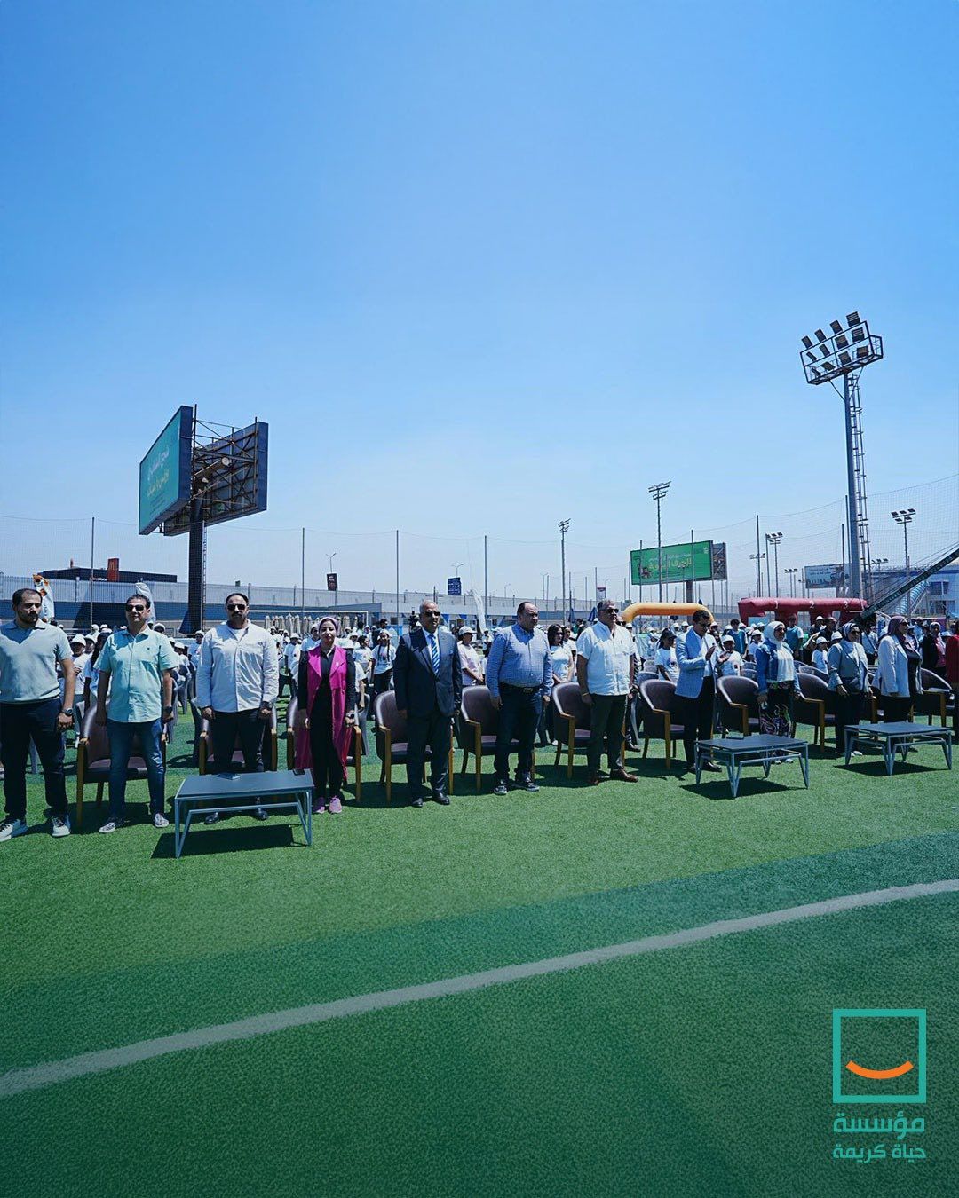 حياة كريمة تشارك في مهرجان “خطوة نحو حياة أفضل” بحضور وزير الشباب والرياضة