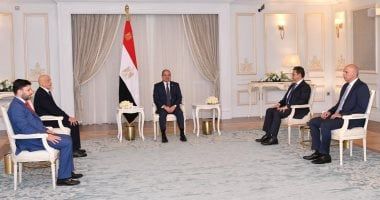 الرئيس السيسى يستقبل المستشار عقيلة صالح رئيس مجلس النواب الليبى.. فيديو