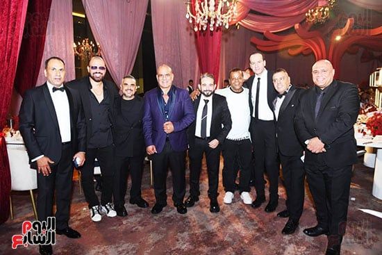 الصور الأولى من زفاف ابنة محمد فؤاد.. وهانى رمزى أول الحاضرين.. صور