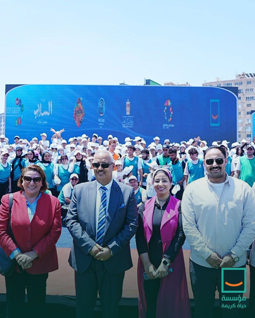 حياة كريمة تشارك في مهرجان “خطوة نحو حياة أفضل” بحضور وزير الشباب والرياضة