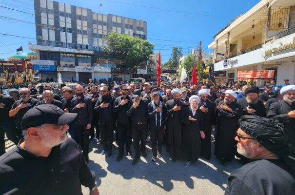 إقامة مسيرة التاسع من محرم في مدينة النبطية