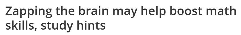 دراسة: توجيه "شحنات كهربائية" للدماغ ينشط المهارات الرياضية لدى الطلاب