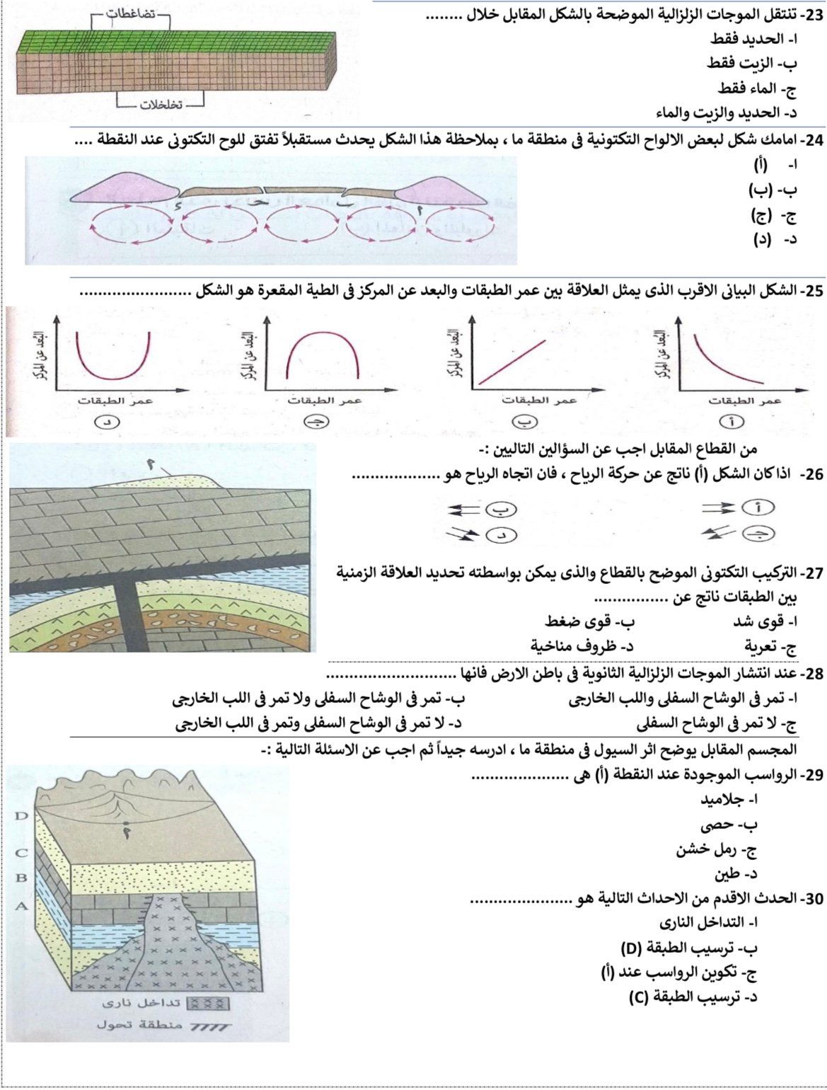 أقوى أسئلة الجيولوجيا لطلاب الثانوية العامة بالنظام القديم.. حلها واختبر مذاكرتك