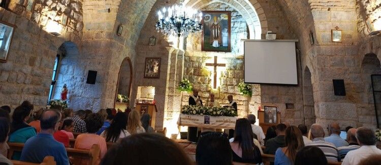 الأب بشارة الخوري احتفل بالذبيحة الإلهية بمناسبة بعيد مار تادي في قرطبا