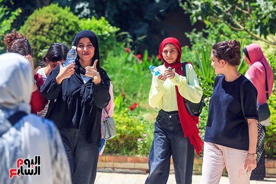 انتهاء امتحانات الجيولوجيا وعلم النفس لطلاب الثانوية نظام قديم بالجيزة