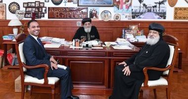 البابا تواضروس الثانى يلتقى عددا من الآباء الأساقفة بالمقر البابوى بالعباسية