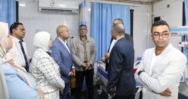 محافظ الجيزة يوجه بزيادة التخصصات الطبية بمستشفى مبارك المركزى بمنشأة القناطر