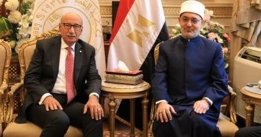 المفتي يهنئ رئيس محكمة النقض بتوليه المنصب رسميًّا متمنيًا له دوام التوفيق