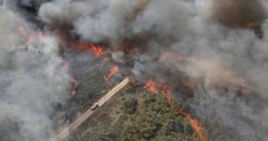 الحرائق تطارد رجال الإطفاء فى اللاذقية والأردن يساعد.. صور