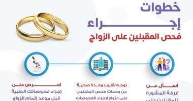 وزارة الصحة تكشف إجراءات فحص المقبلين على الزواج.. تفاصيل