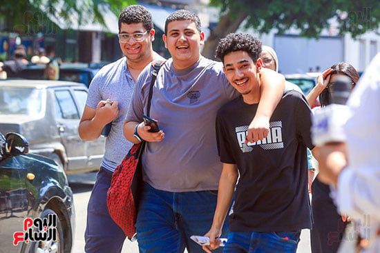 انتهاء امتحانات الجيولوجيا وعلم النفس لطلاب الثانوية نظام قديم بالجيزة
