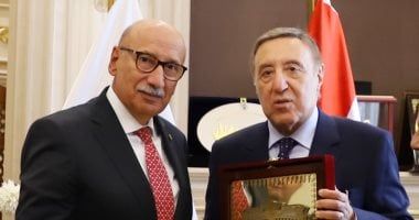 رئيس المحكمة الدستورية يهنئ رئيس مجلس القضاء الأعلى بمنصبه الجديد