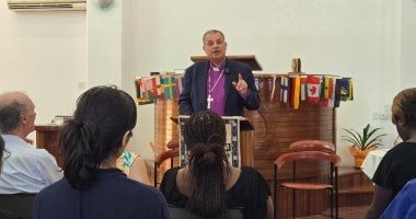 رئيس الطائفة الإنجيلية بمصر يشارك في خدمة الأحد بالكنيسة الدولية الإنجيلية بقبرص