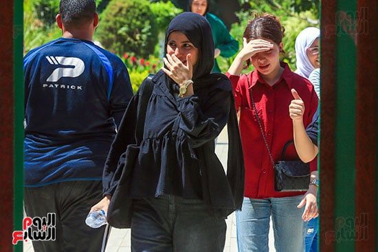 انتهاء امتحانات الجيولوجيا وعلم النفس لطلاب الثانوية نظام قديم بالجيزة