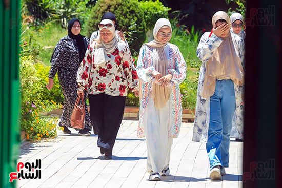 انتهاء امتحانات الجيولوجيا وعلم النفس لطلاب الثانوية نظام قديم بالجيزة