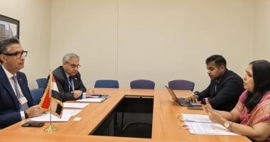 وزير التموين يلتقى السكرتير العام لوزارة شؤون المستهلك وتوزيع الأغذية بالهند