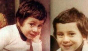 قيس الشيخ نجيب بصورة له من مرحلة الطفولة