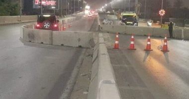 تحويلات مرورية بالدائرى الإقليمى لتنفيذ أعمال تطوير ورفع كفاءة الطريق