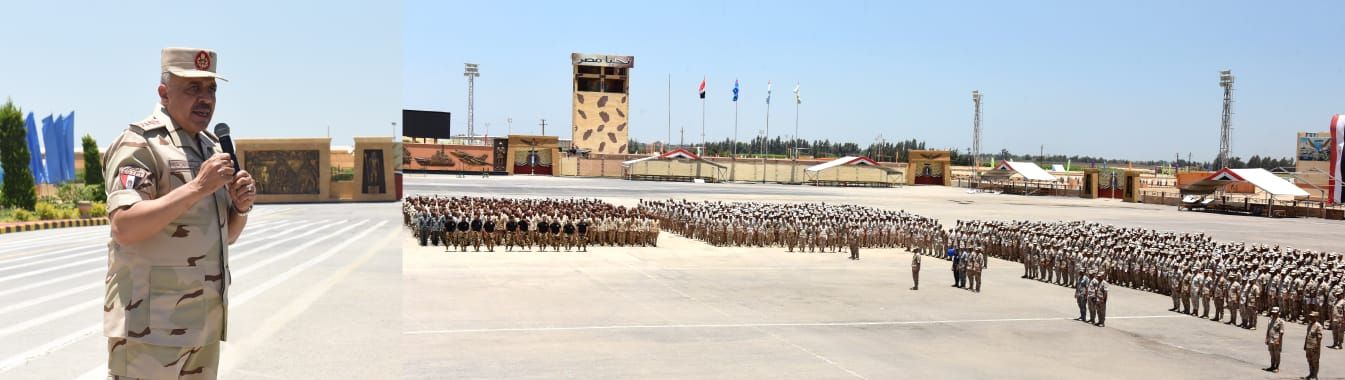 الفريق أحمد خليفة يتفقد المنظومة التعليمية بمعهد ضباط الصف المعلمين  