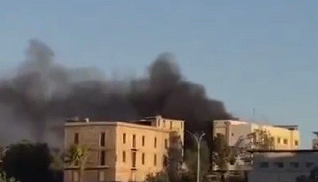 التلفزيون السوري: حريق بسبب عطل في التيار الكهربائي في مبنى تابع لوزارة الداخلية السورية بدمشق